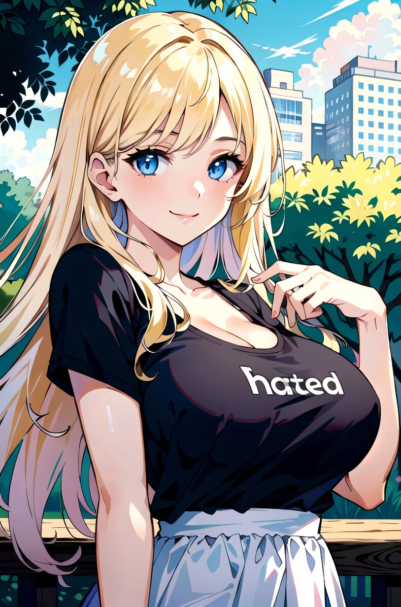 金髪ロングちゃん（アニメ調）