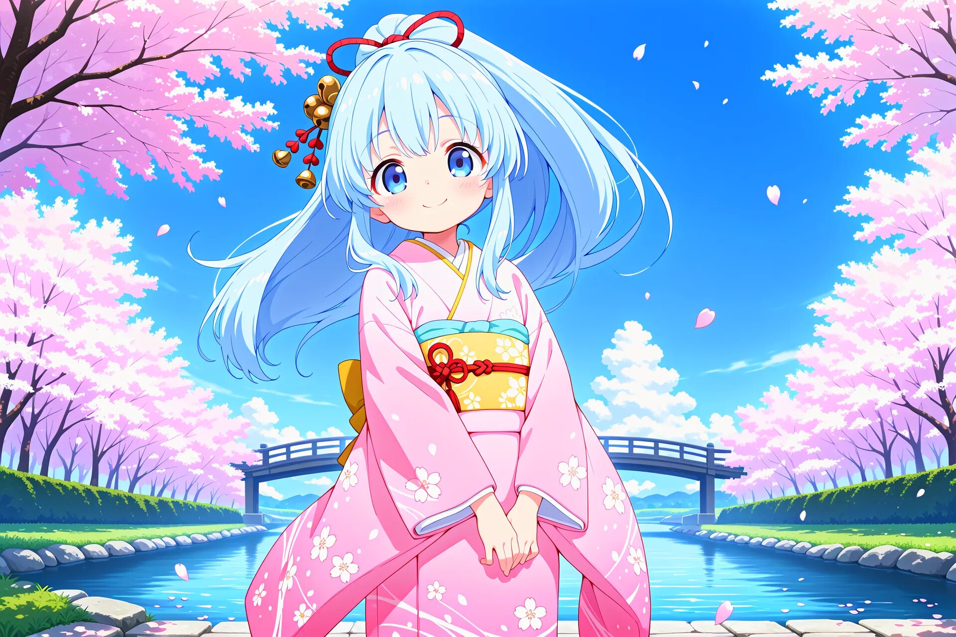 着物姿のあおいちゃん