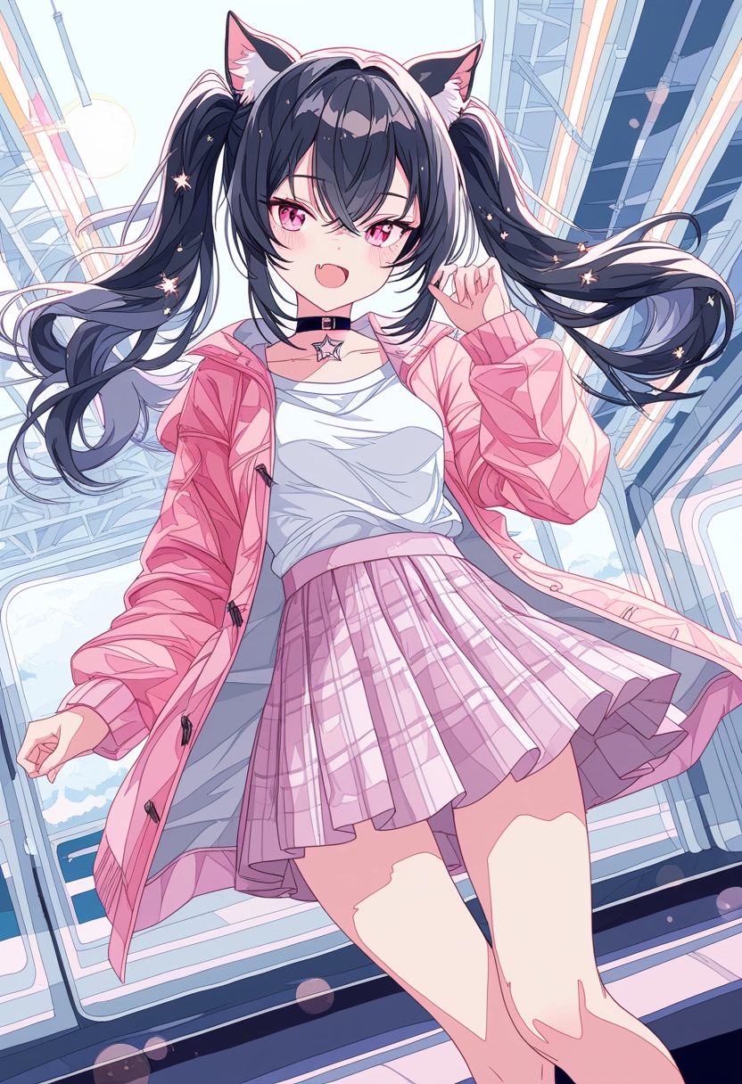 うちの子たちのクリアパステル冬コーデ | の人気AIイラスト・グラビア