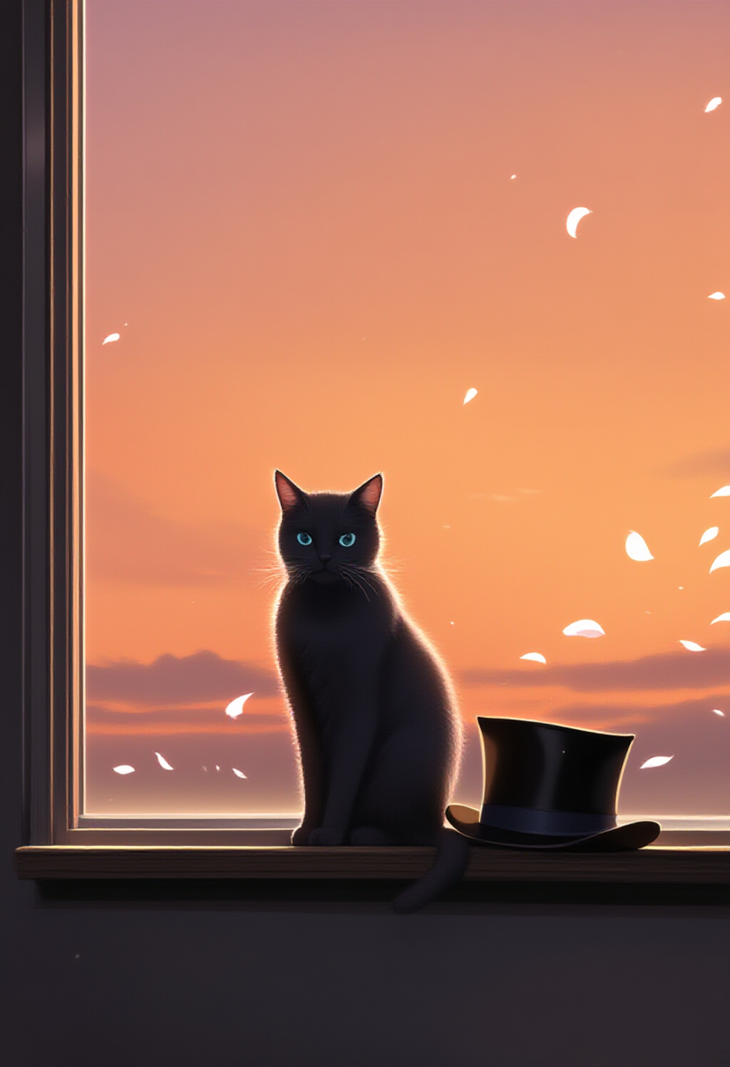 猫とシルクハット