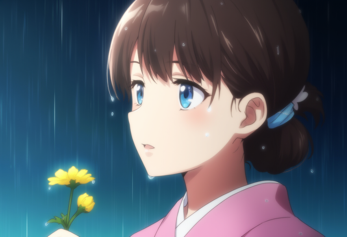 アニメ「山吹の里」1シーン