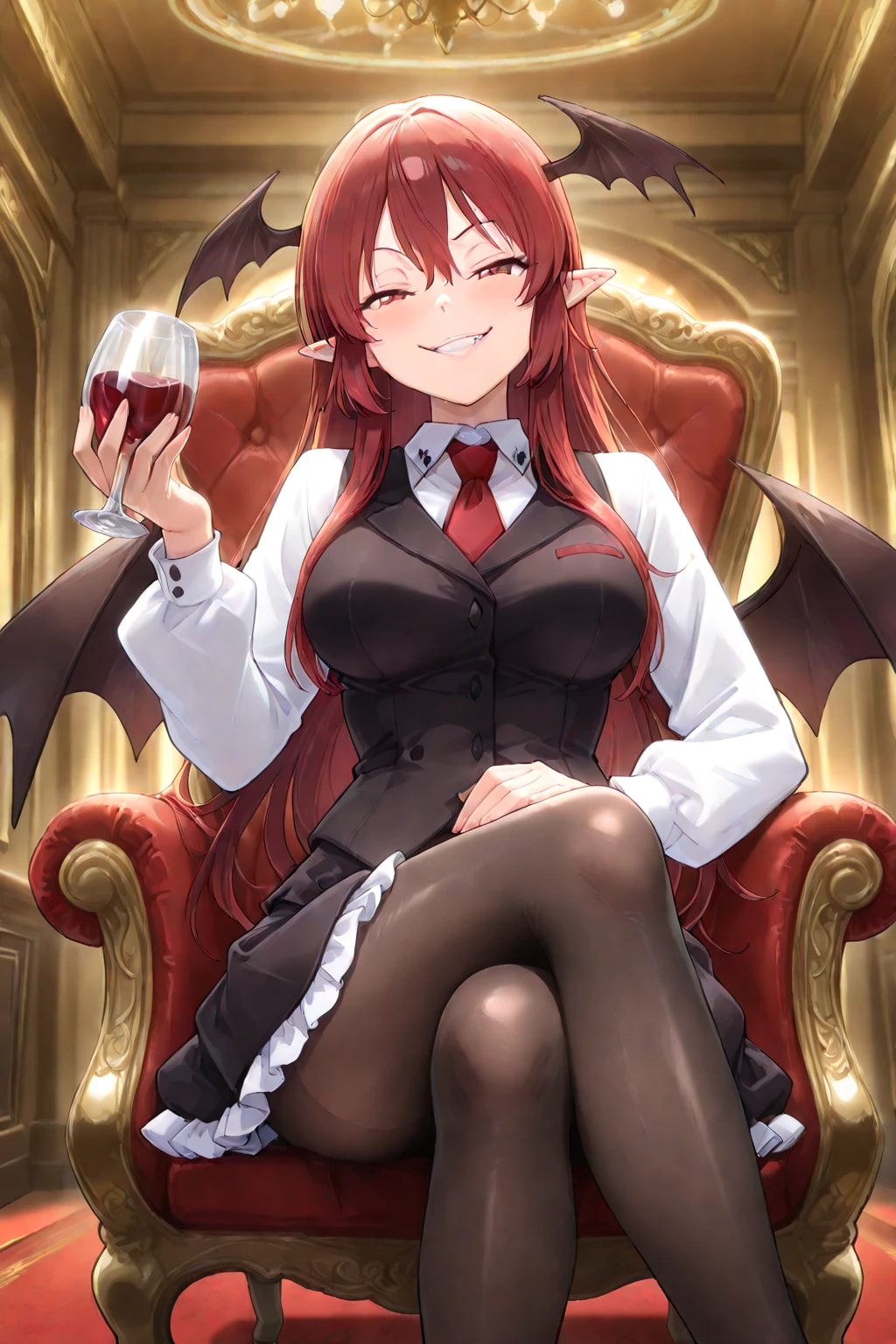 小悪魔　余裕の笑み | の人気AIイラスト・グラビア