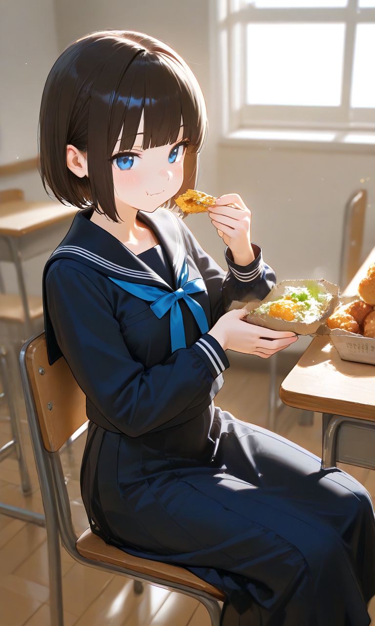 一緒に食べよ？ | の人気AIイラスト・グラビア