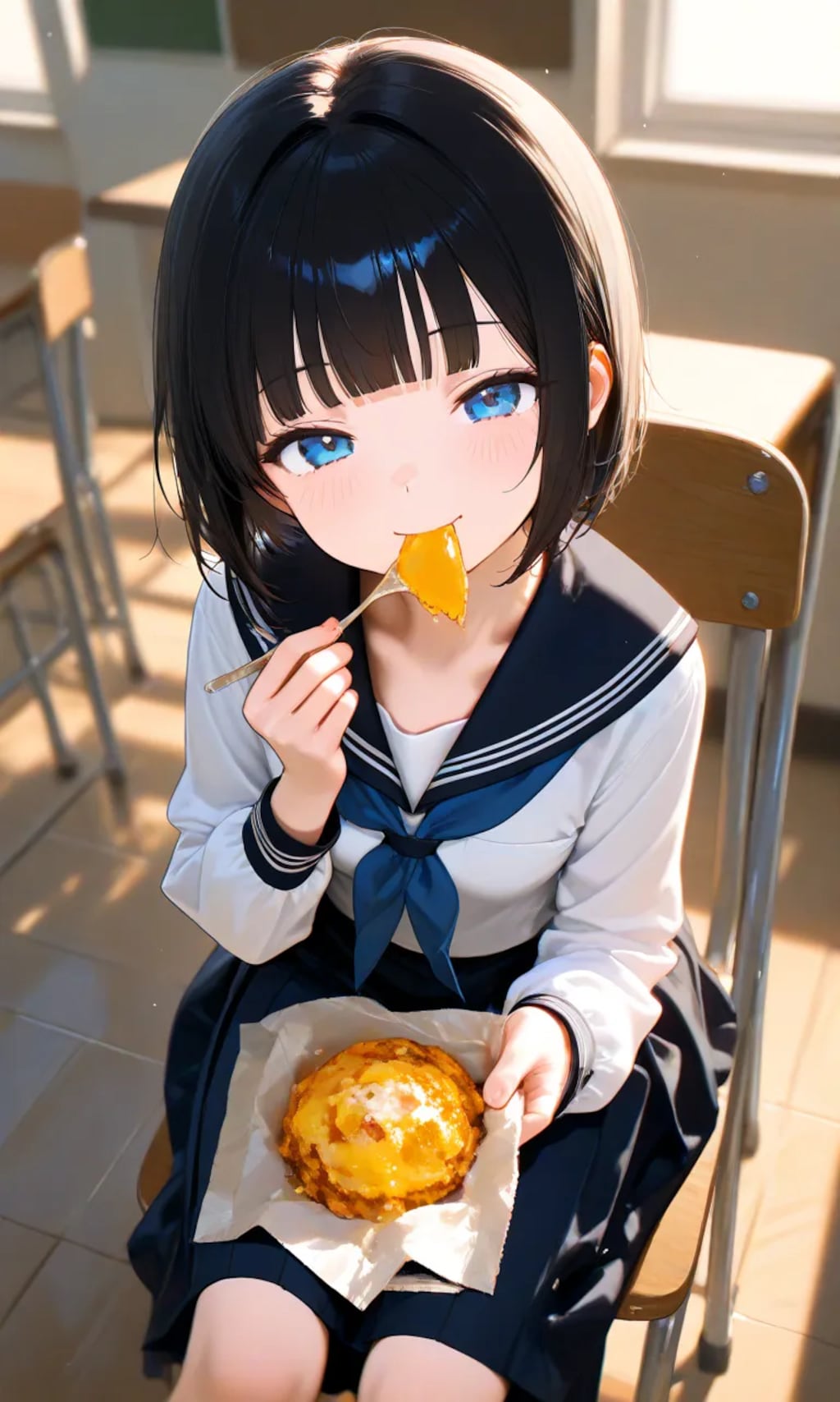 一緒に食べよ？
