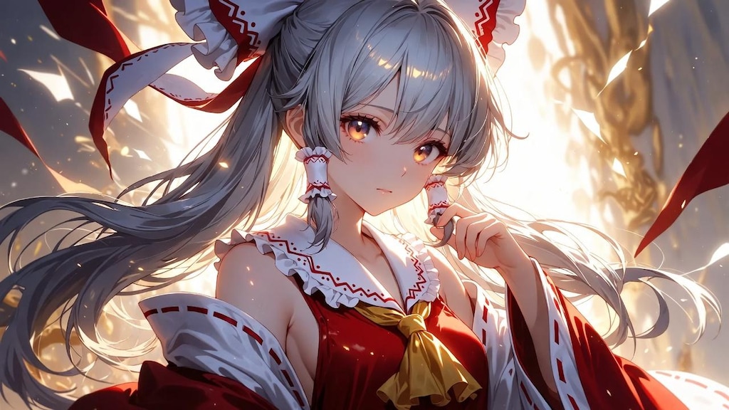 博麗霊夢　白銀の祈りと黄金の風