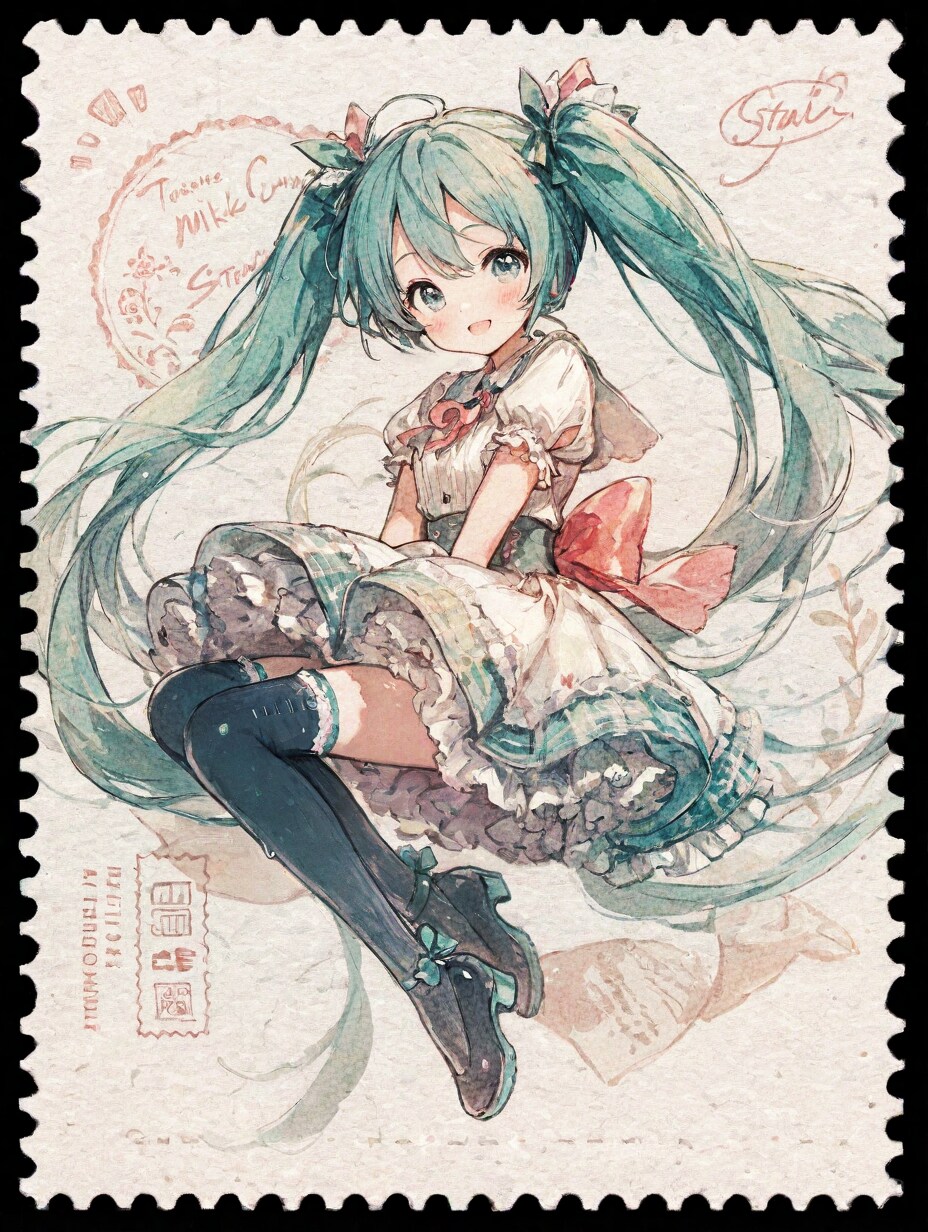 MIKU STAMP | の人気AIイラスト・グラビア