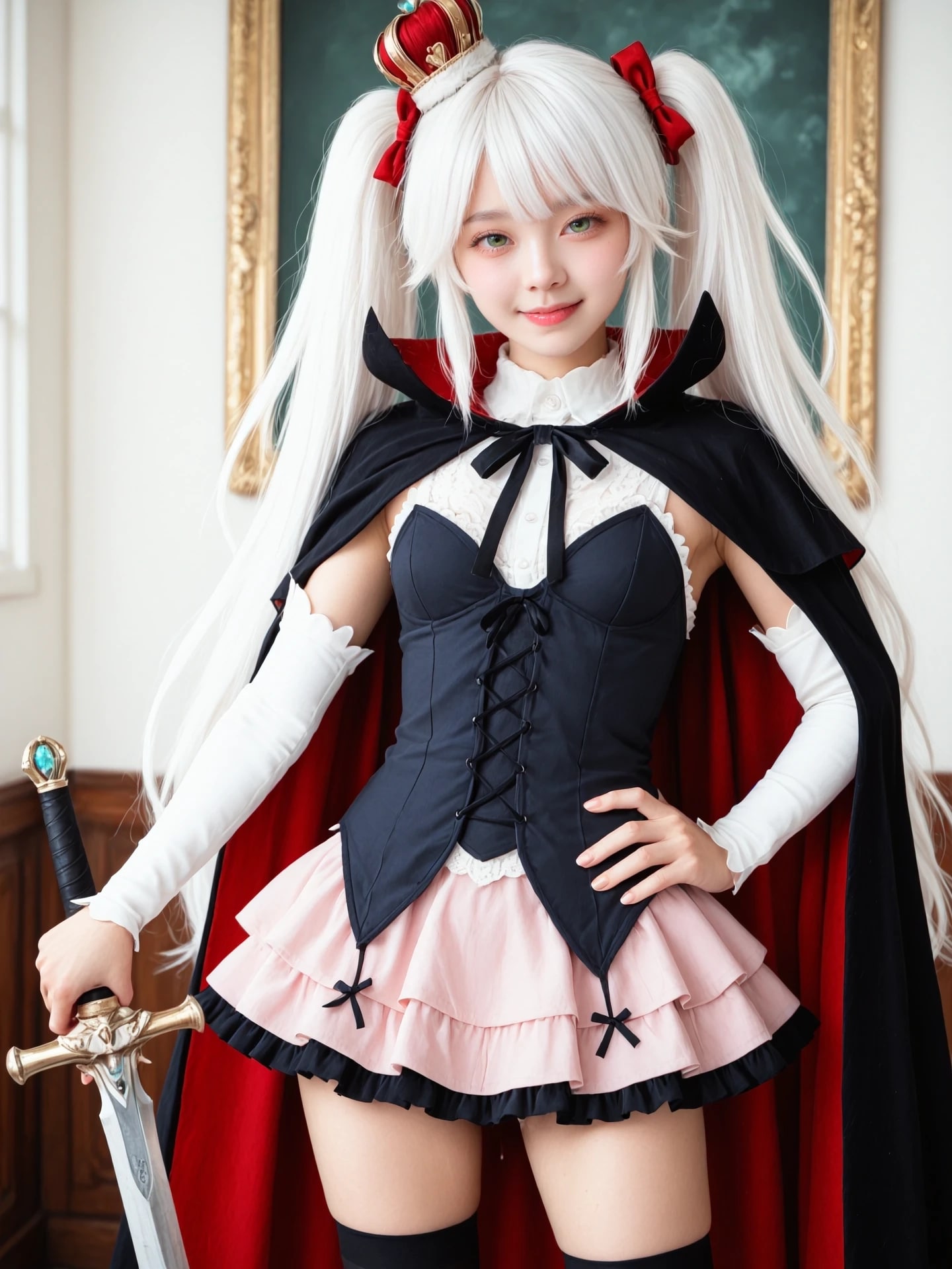 可愛いコスプレイヤーを"生成"したい！