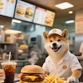 バーガー店員犬 2枚目
