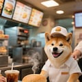 バーガー店員犬 3枚目