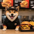 バーガー店員犬 5枚目