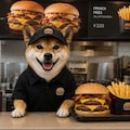 バーガー店員犬 6枚目
