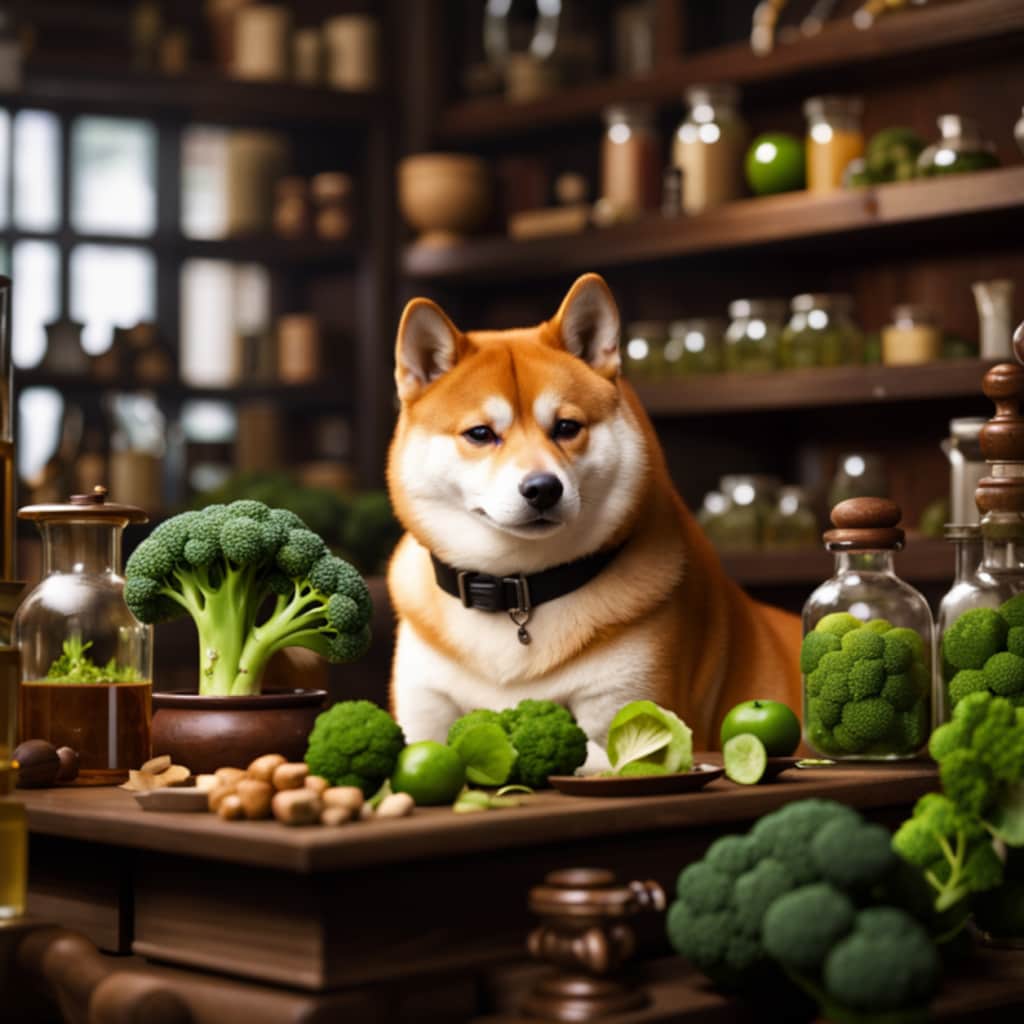 ブロッコリー犬