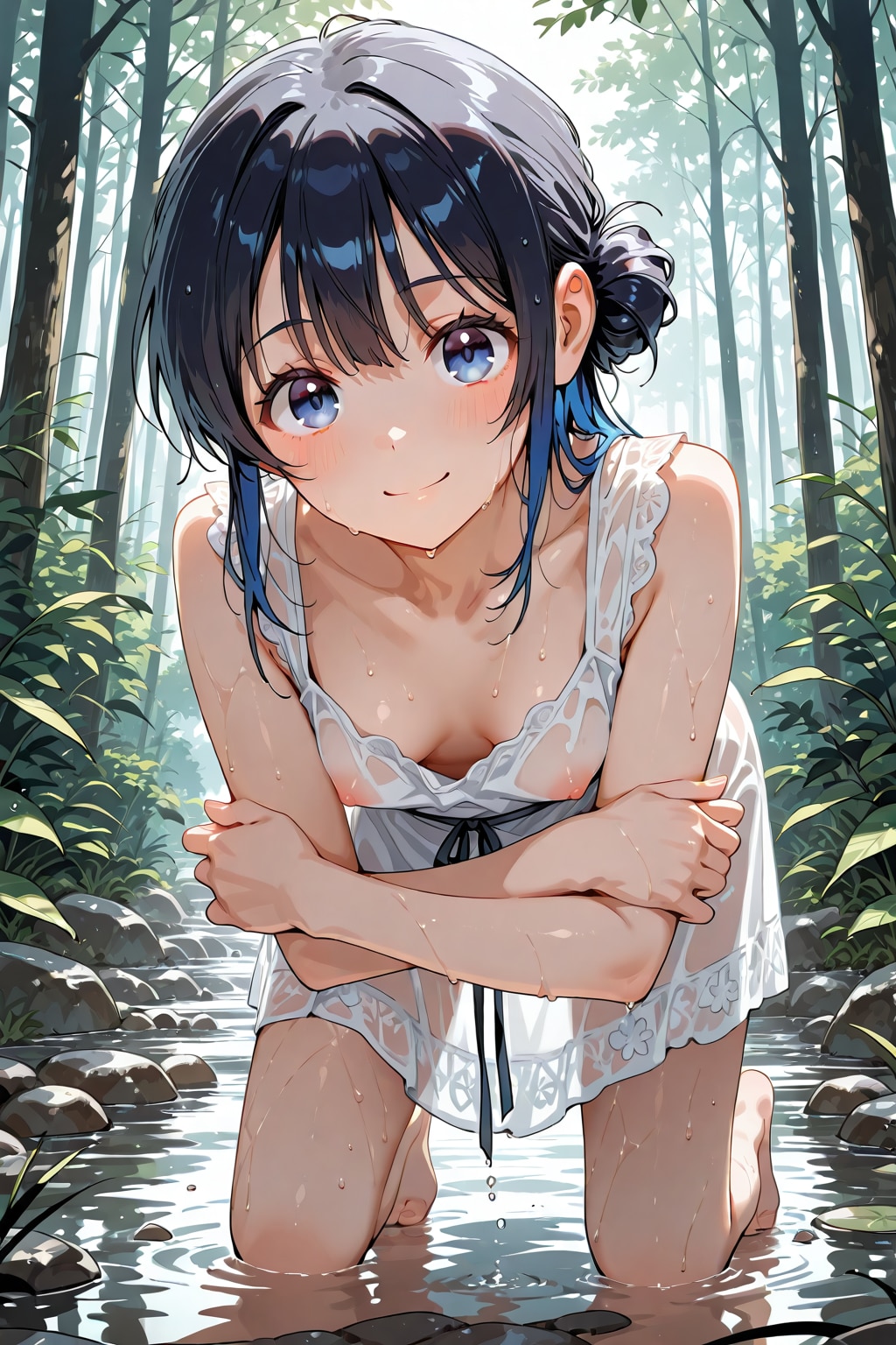 びしょ濡れ女の子19