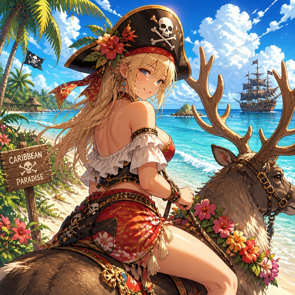 カリブーの海賊 | の人気AIイラスト・グラビア