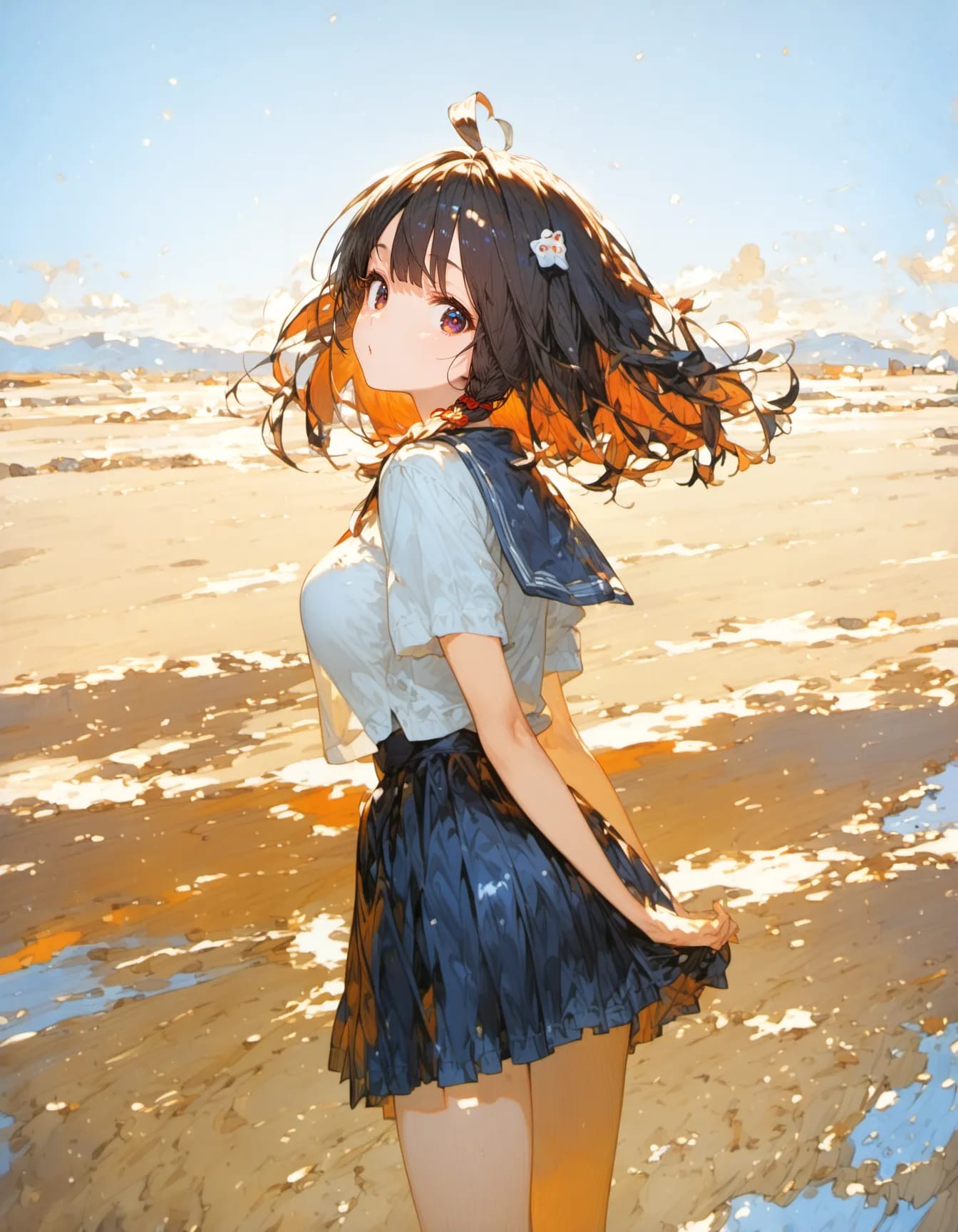 Golden Hour Breeze | の人気AIイラスト・グラビア