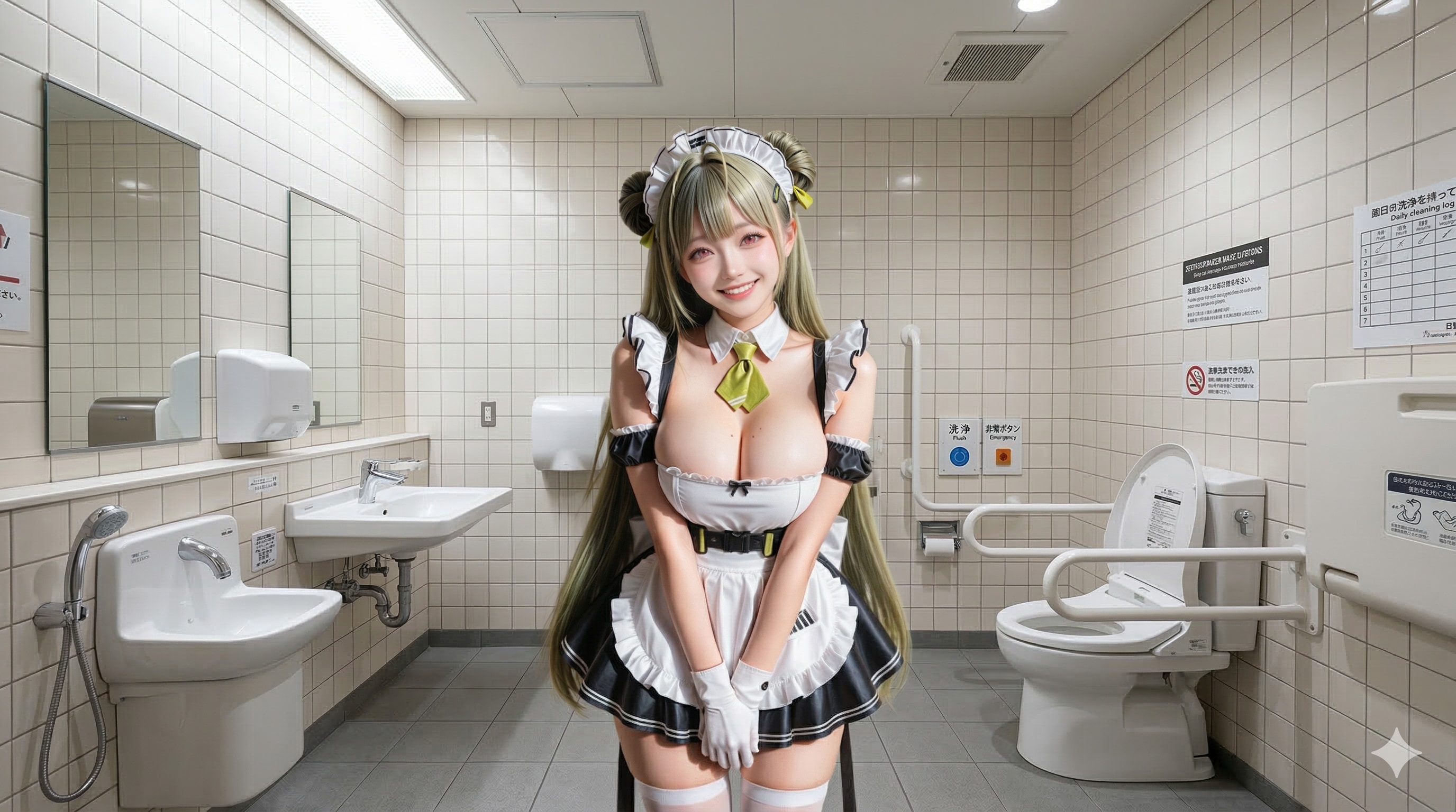 ソーダレイヤーさんと多目的トイレ
