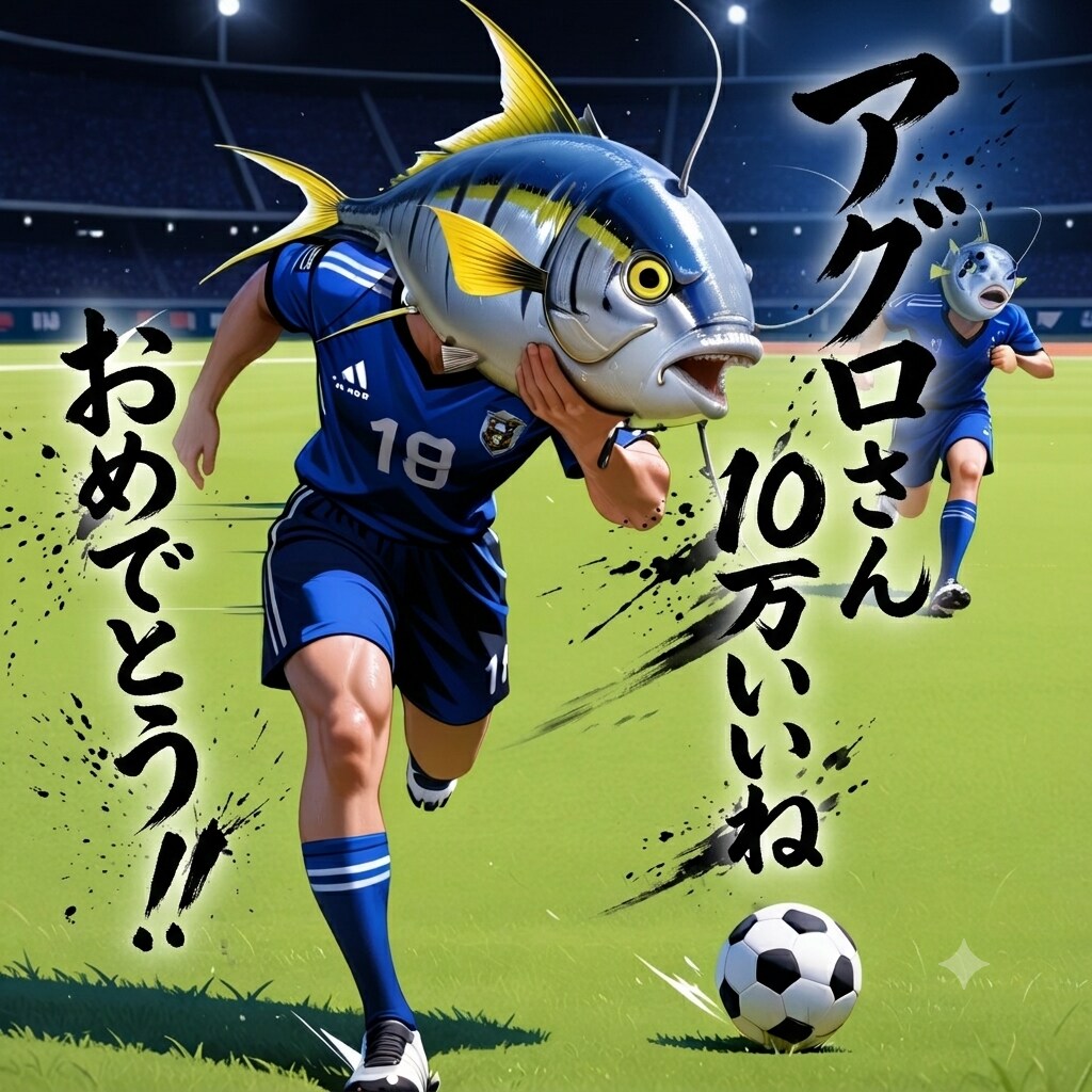 アグロさん10万いいねおめでとう!!