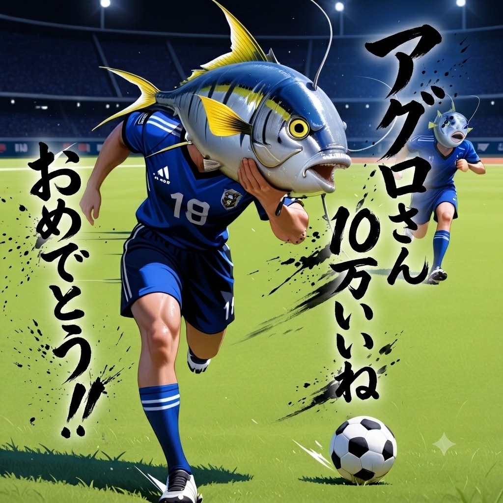 アグロさん10万いいねおめでとう!!