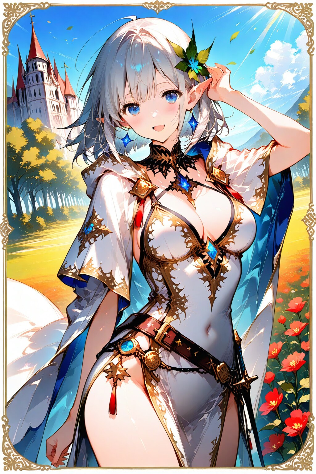 エルフの銀姫様