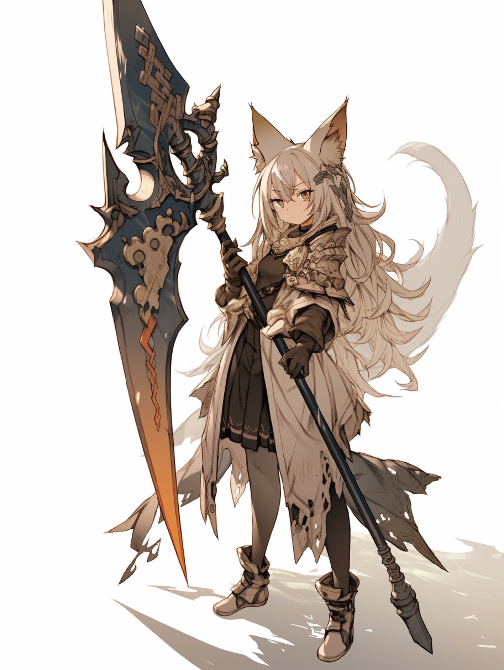 狐娘に武器そえて。