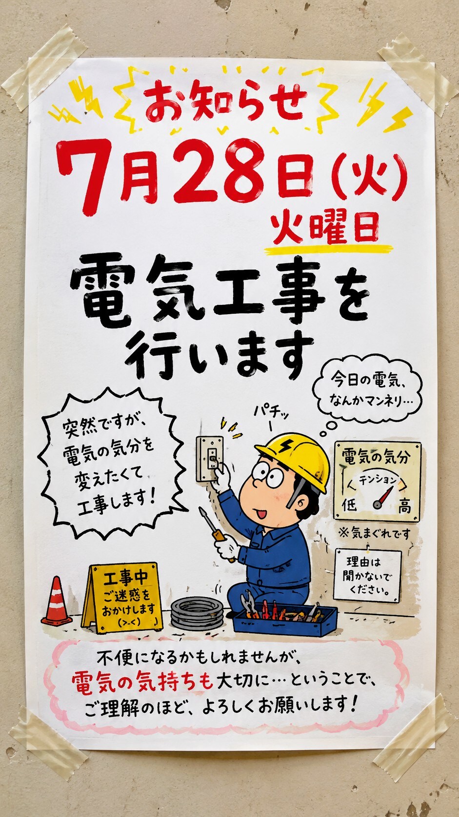 今日の貼り紙37