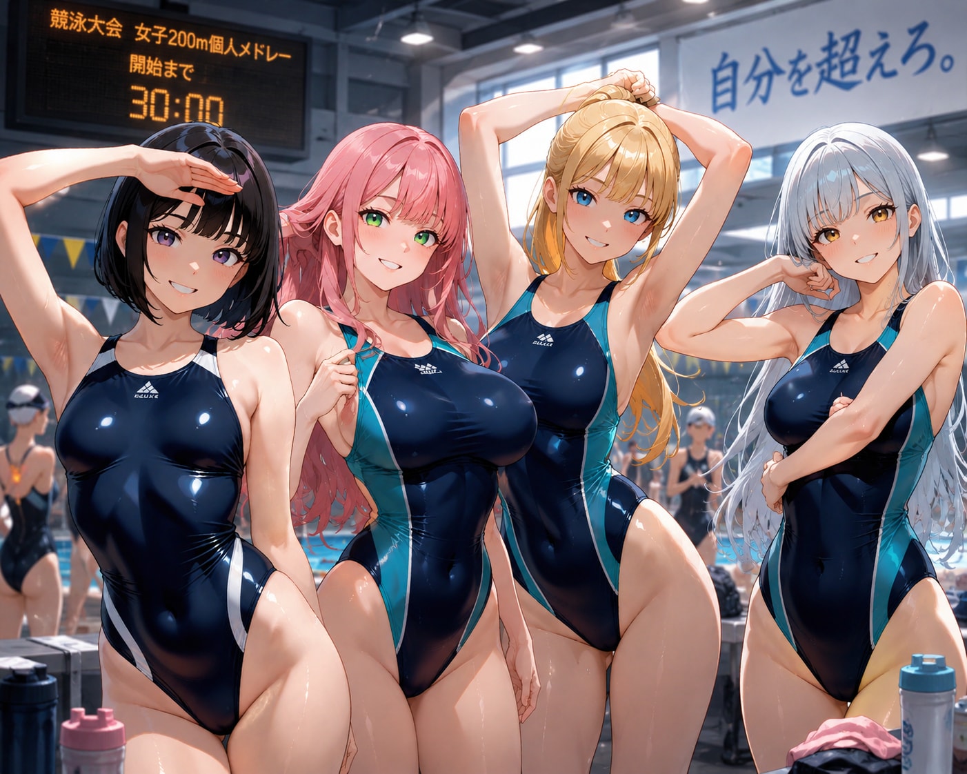 競泳水着♡