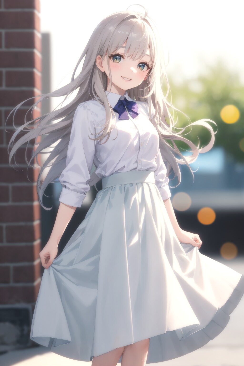 ロングスカート | の人気AIイラスト・グラビア