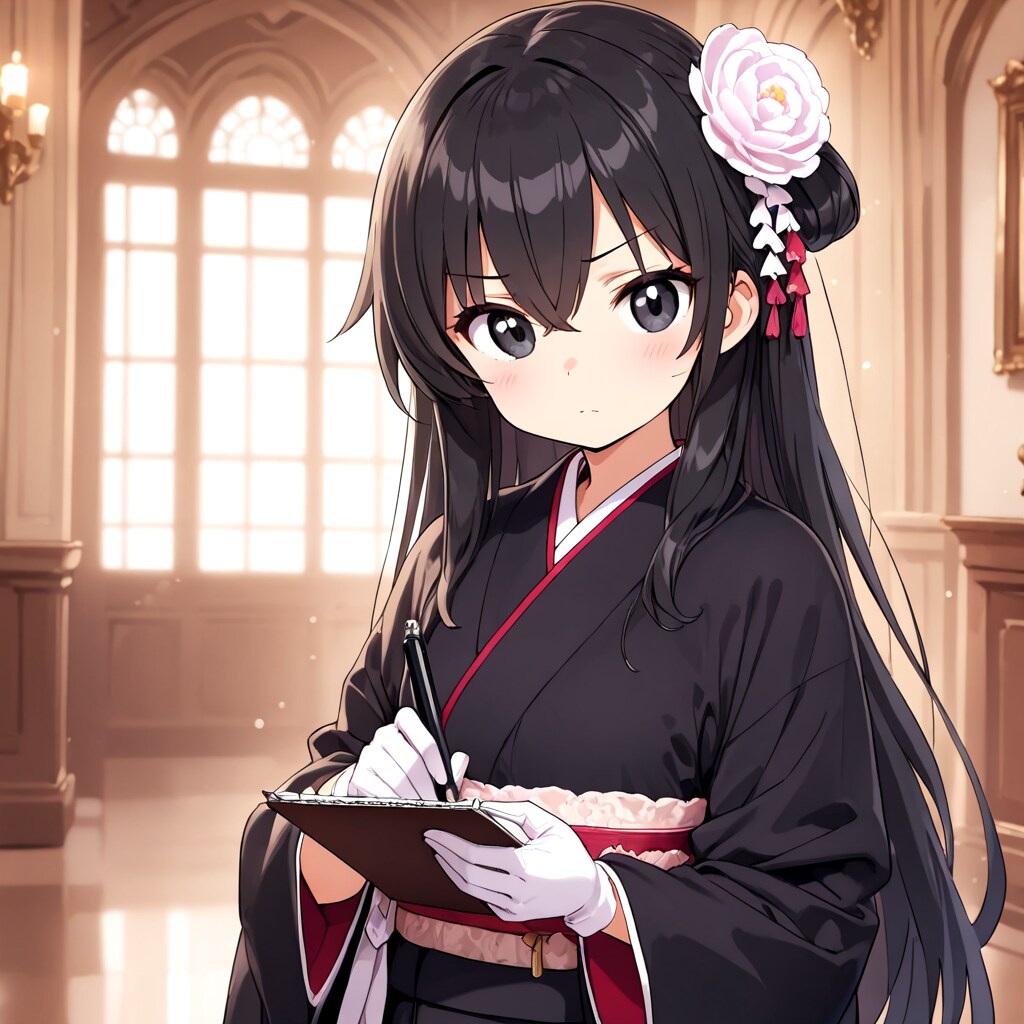 和服の執事さん