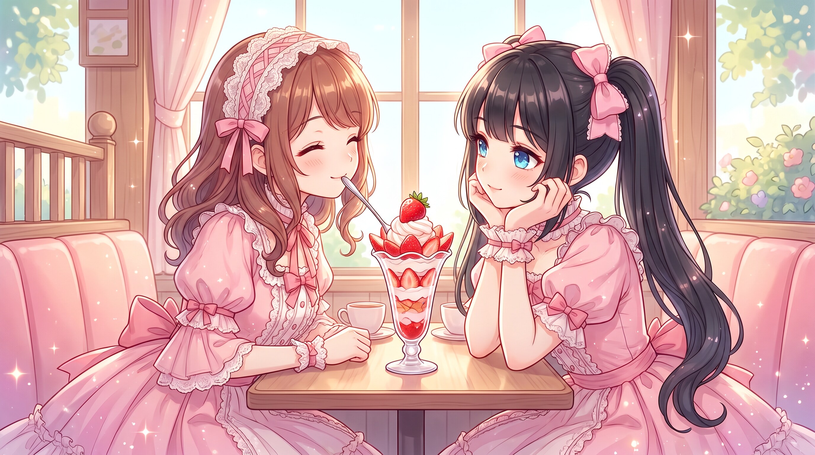 苺晶宴の双姫 | の人気AIイラスト・グラビア