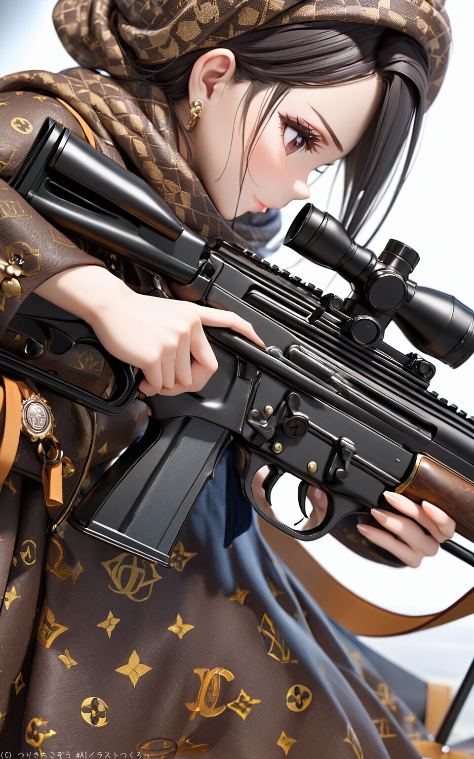 セレブな狙撃手 | の人気AIイラスト・グラビア