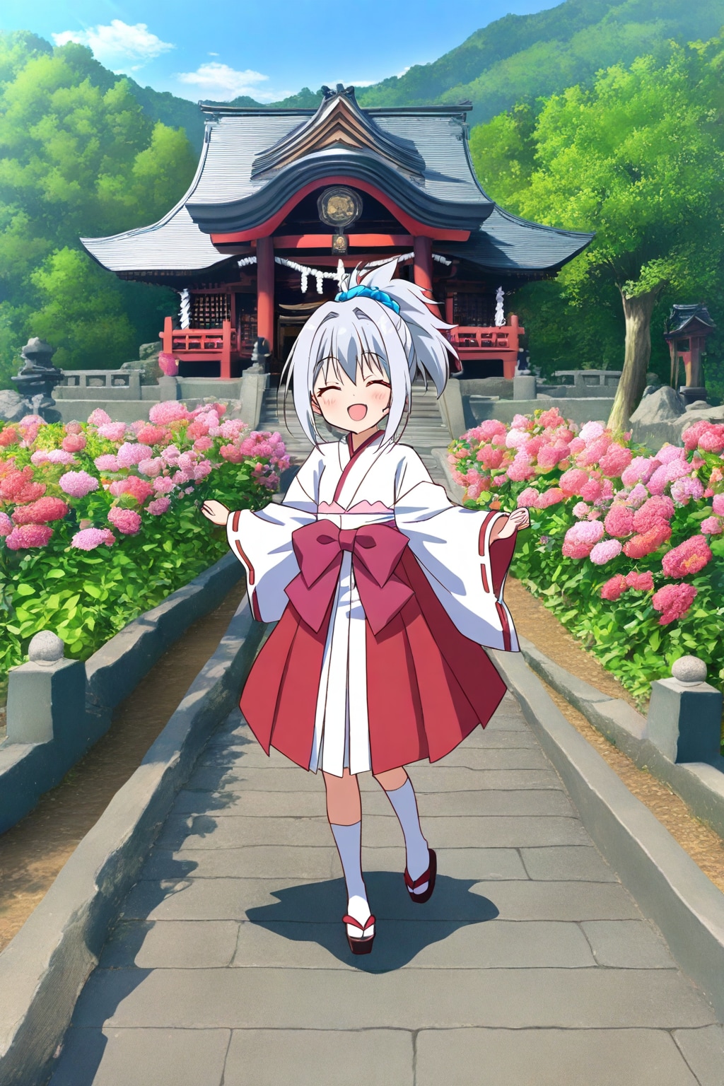 みこさん体験の雛菊ちゃん