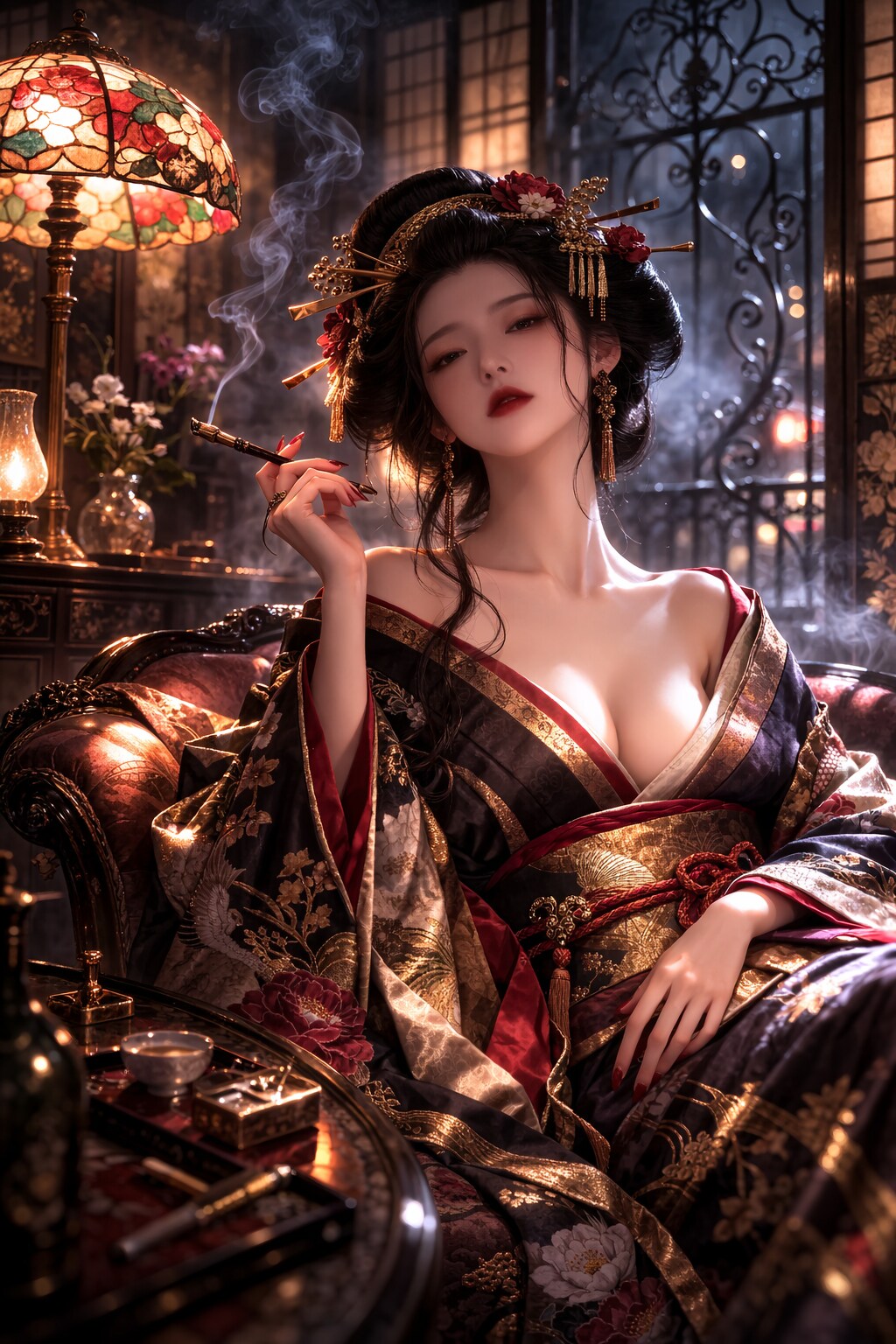 紫煙。