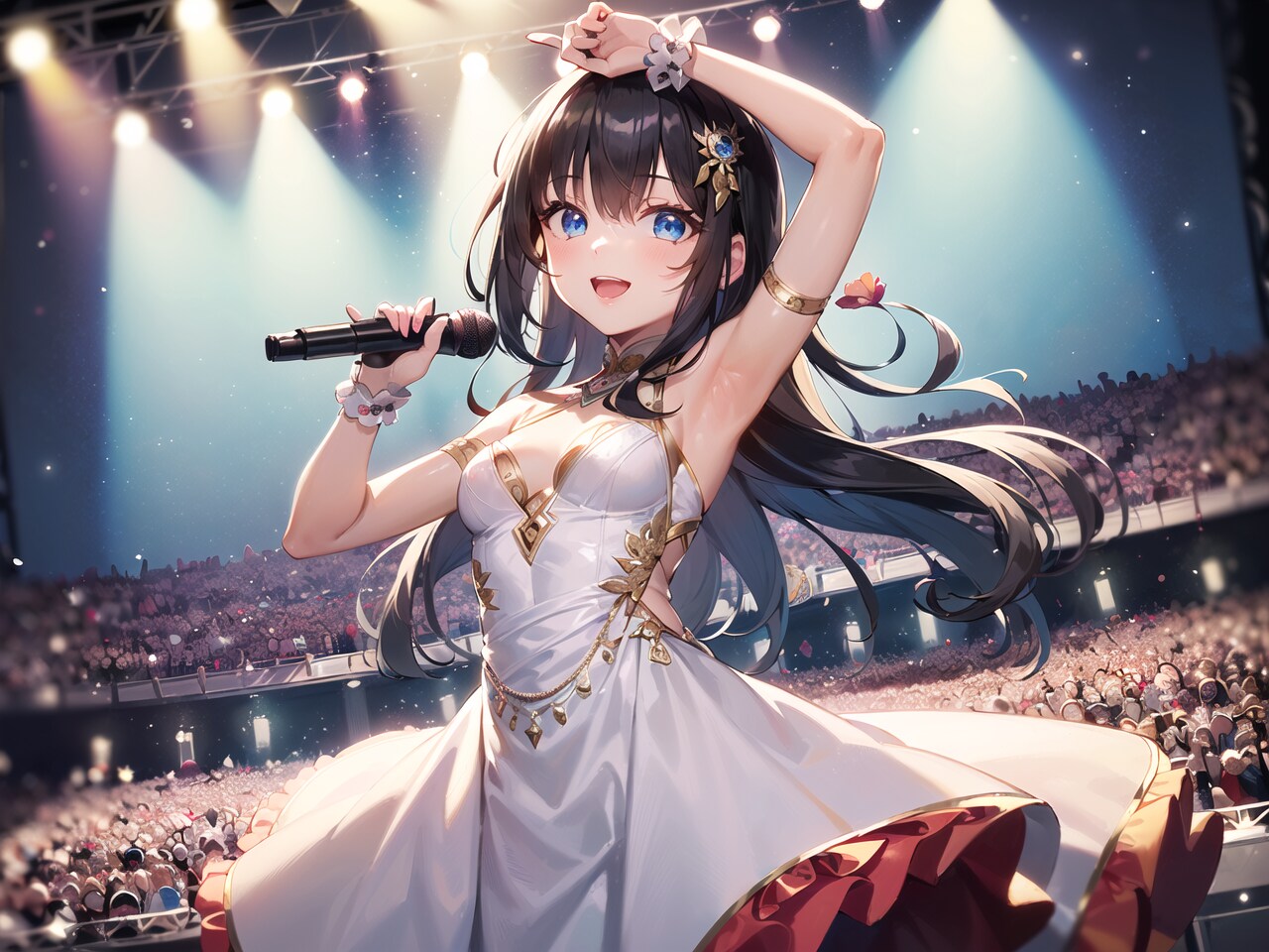 黒髪お嬢様・アイドル