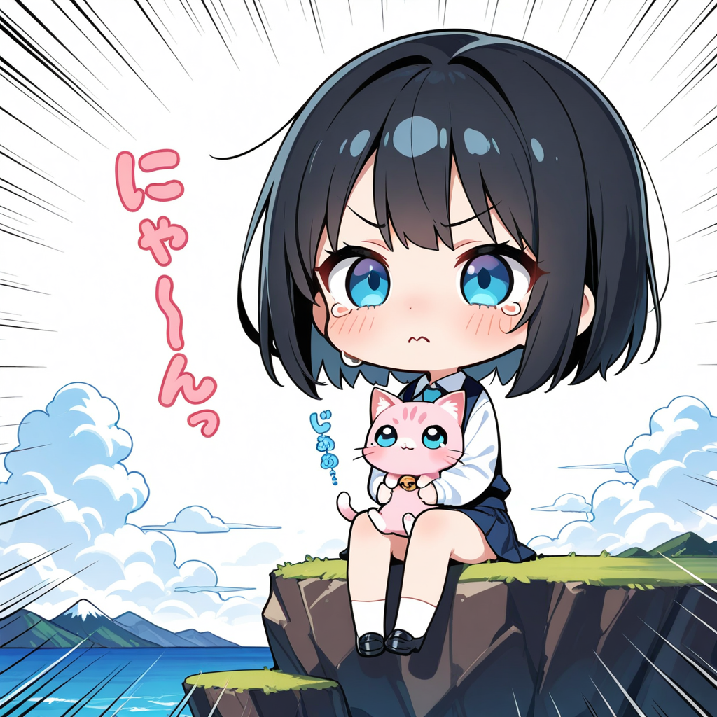 ちーちゃんとねこ