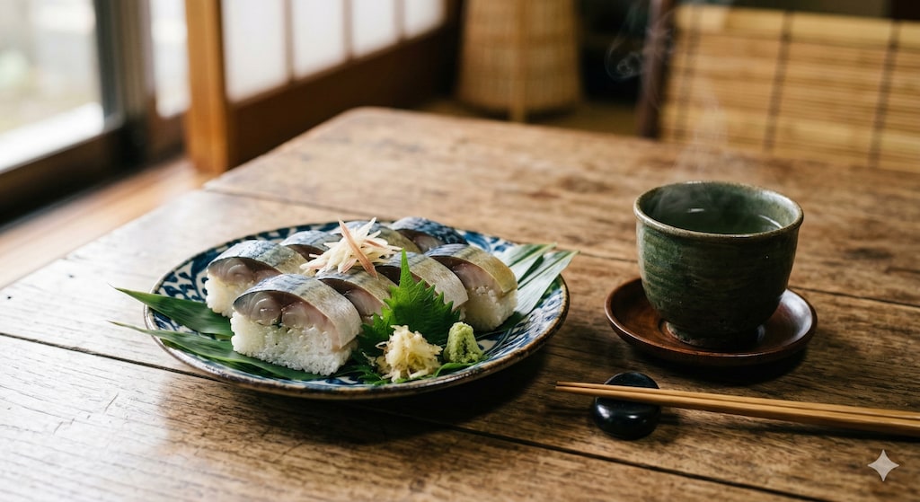 摩訶不思議食堂の鯖寿司