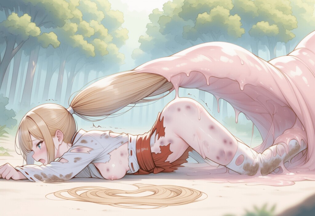 丸呑みされちゃう退魔巫女
