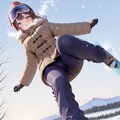 雪だっ！ 4枚目