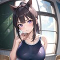 スクール水着の女の子 3枚目