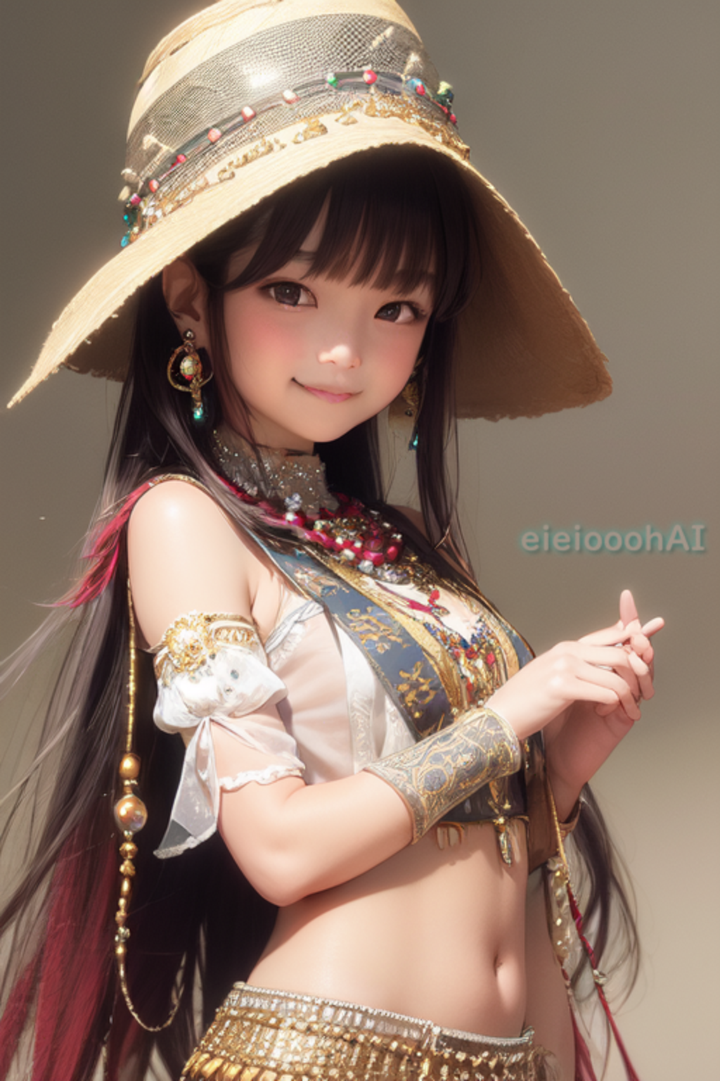 アカ族の民族衣装 タイ