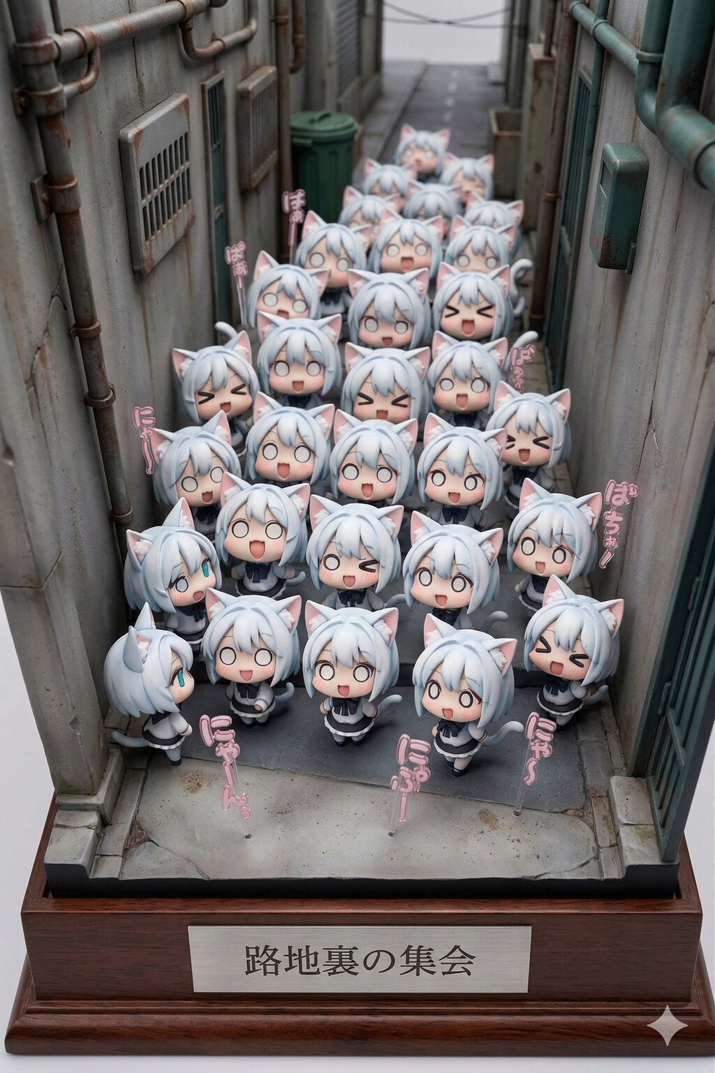 路地裏の集会