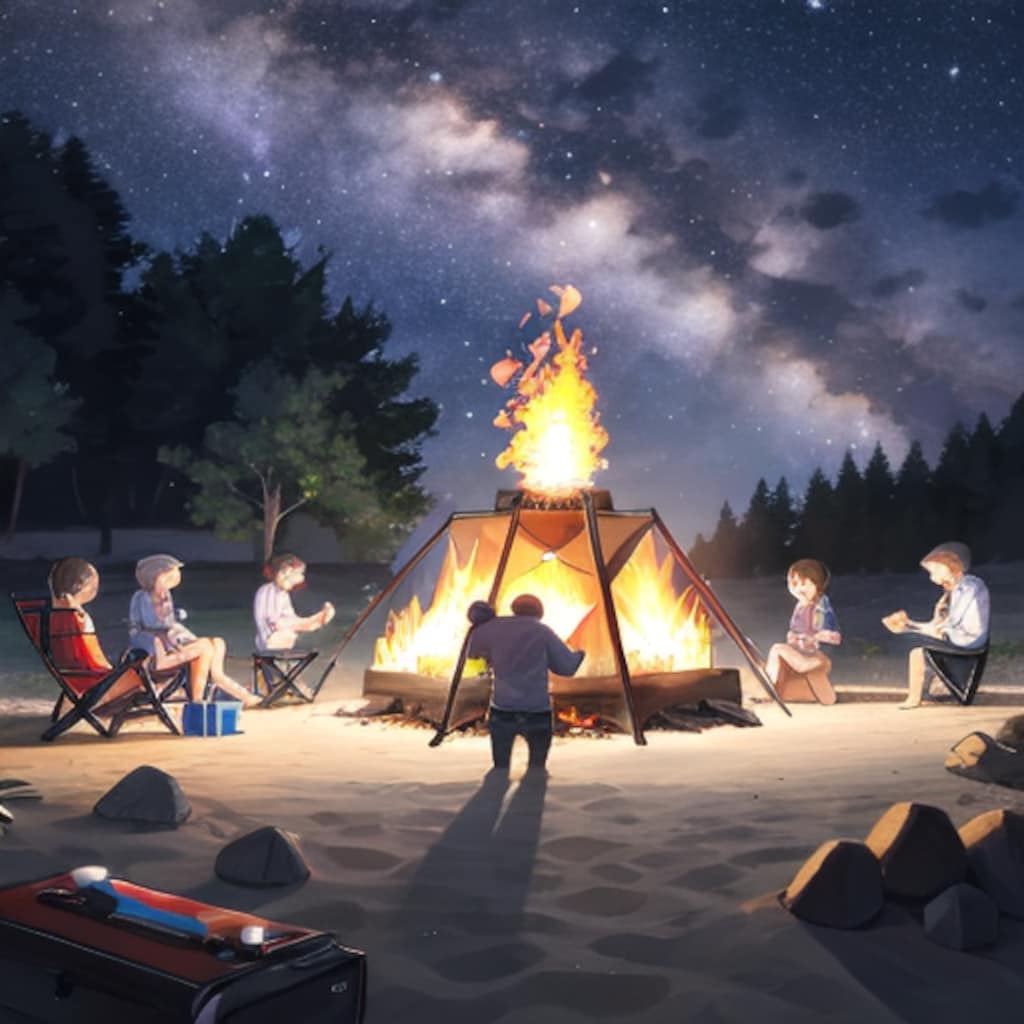 キャンプファイヤー