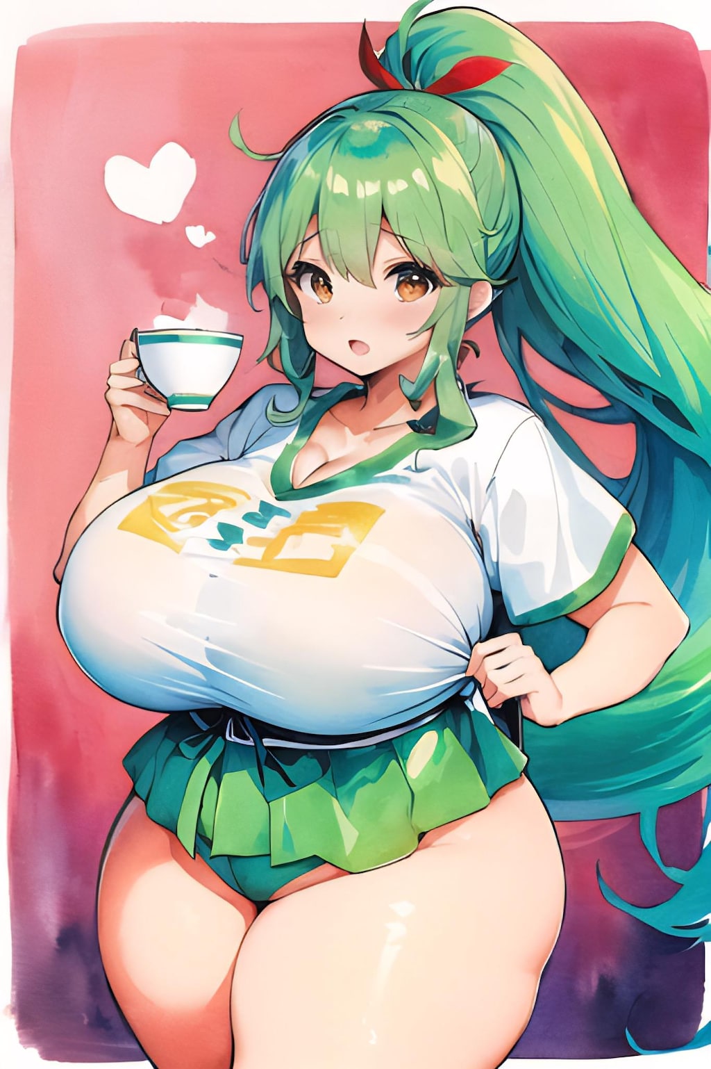 画家がぽっちゃり学園生を描いてみた！