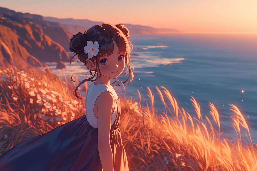 夕暮れのおだんごちゃん🍡✨05