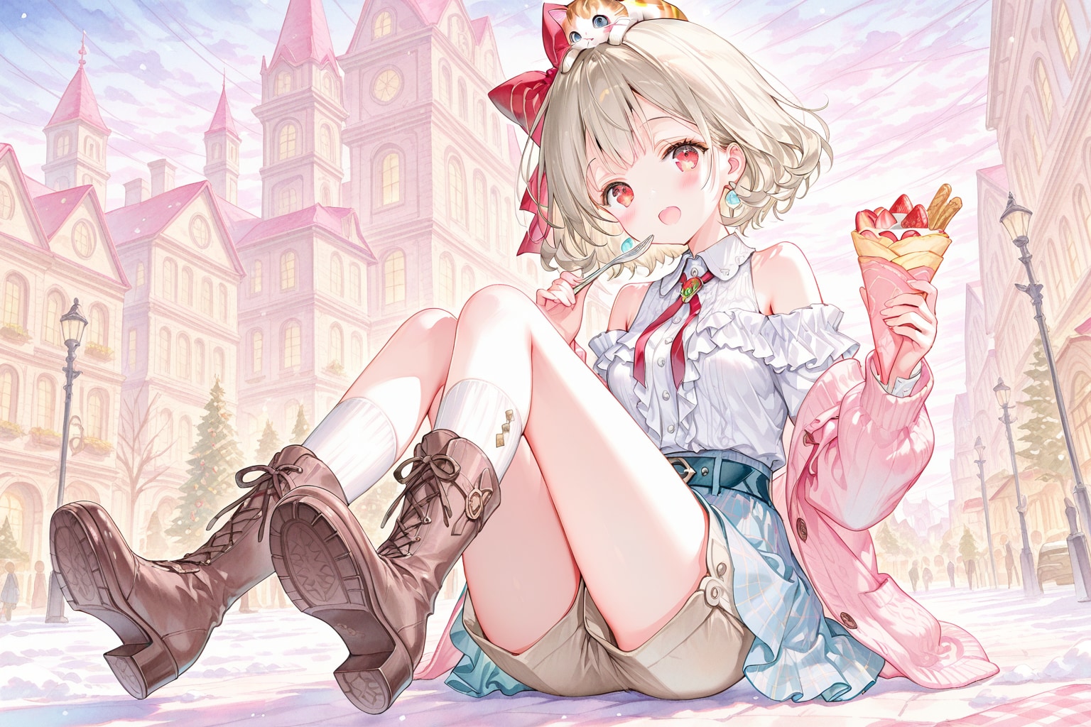 甘々とニャンニャン🐾 | の人気AIイラスト・グラビア