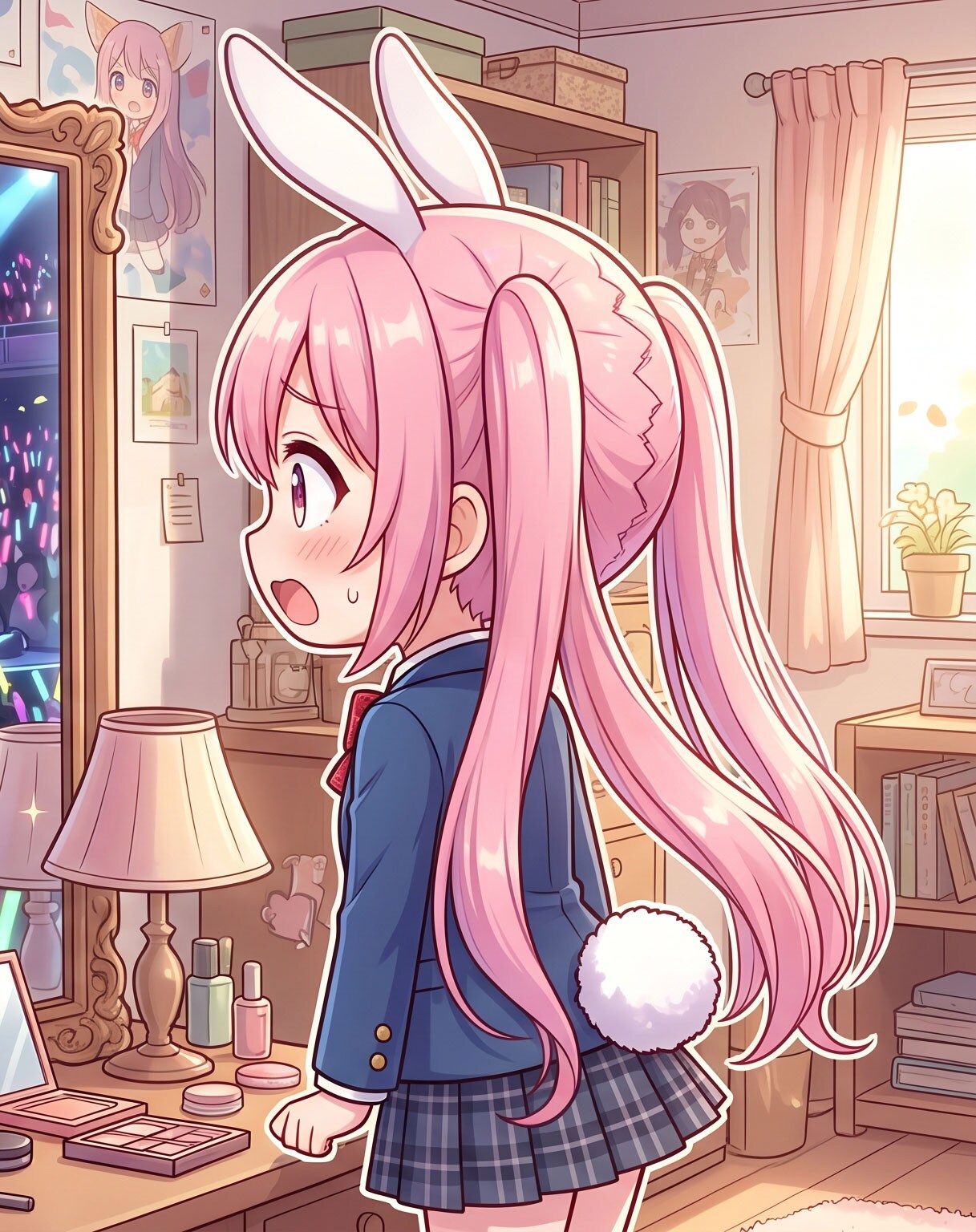 鏡の中のライブ。ディプティク右