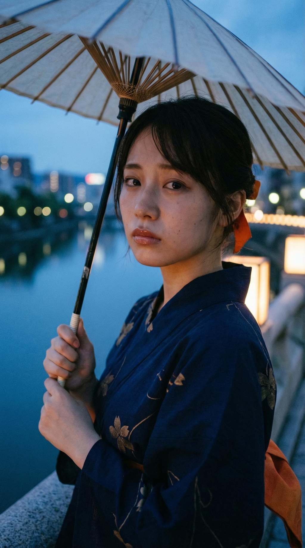 Beneath the Crimson Parasol