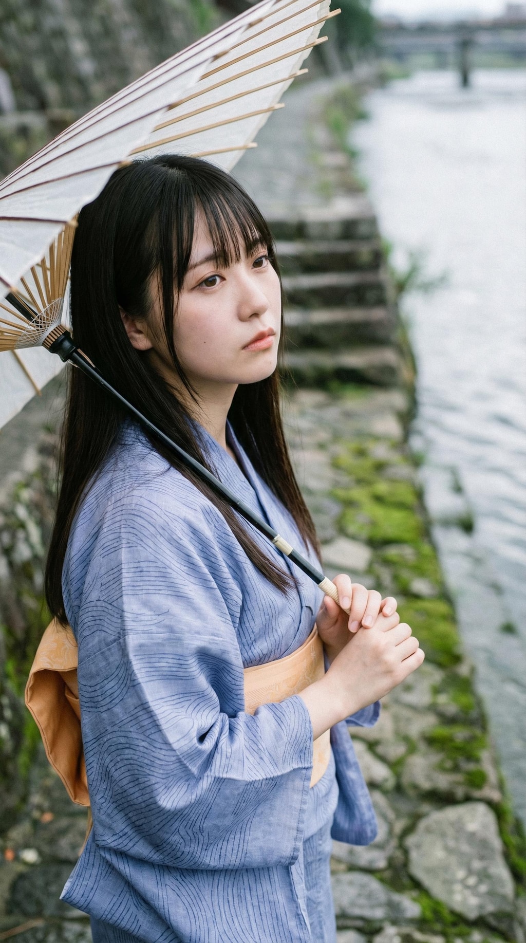 Beneath the Crimson Parasol