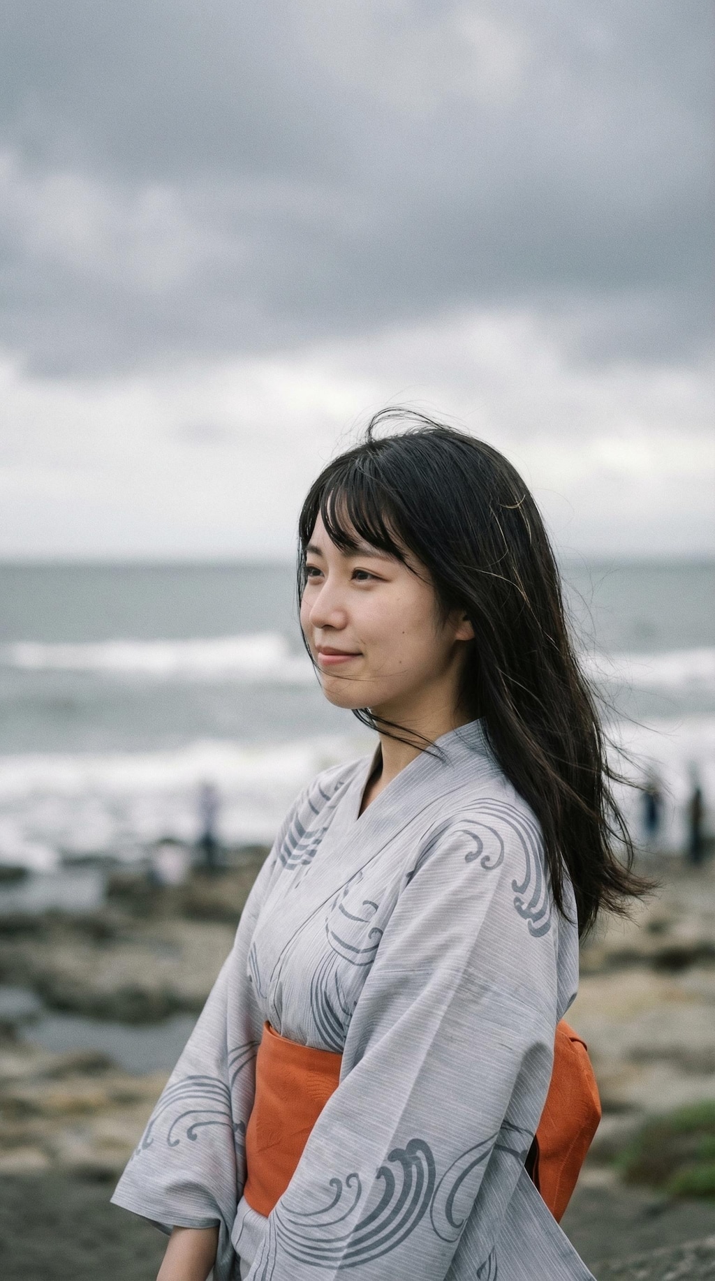 Beneath the Crimson Parasol