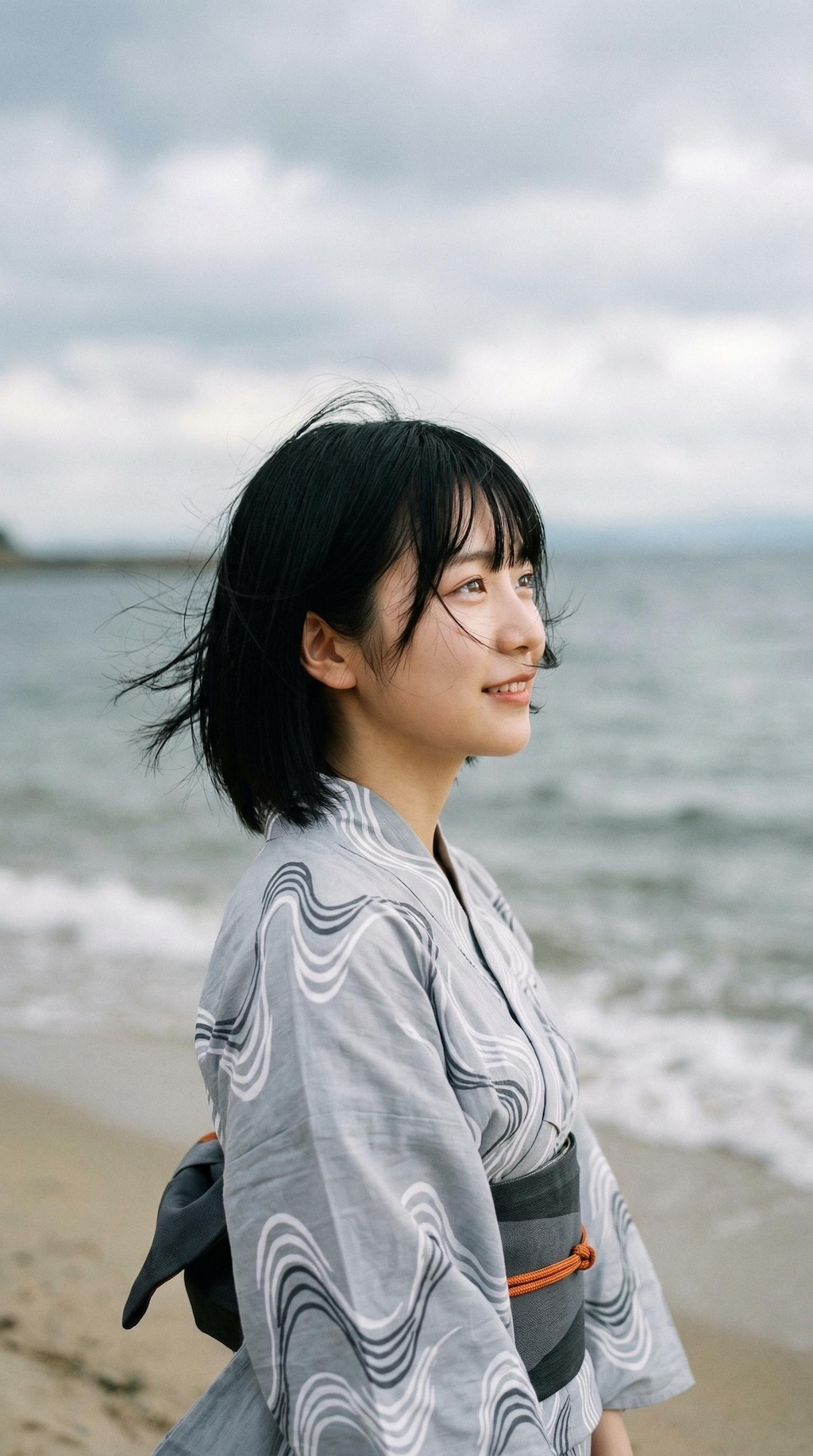 Beneath the Crimson Parasol