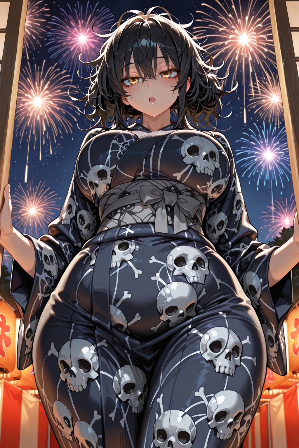 美琴ちゃんと夏祭り | の人気AIイラスト・グラビア